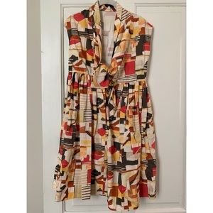 Mociun tie front dress M